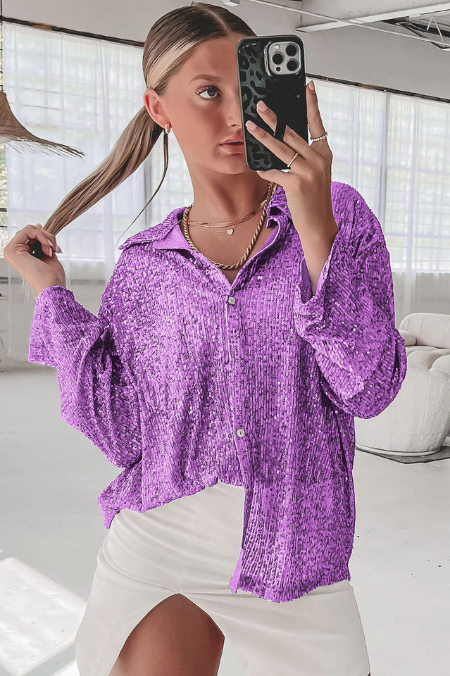 Attention Seeker Sequin Top | Dress In Beauty