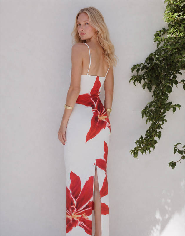 Bodycon Floral Dress
