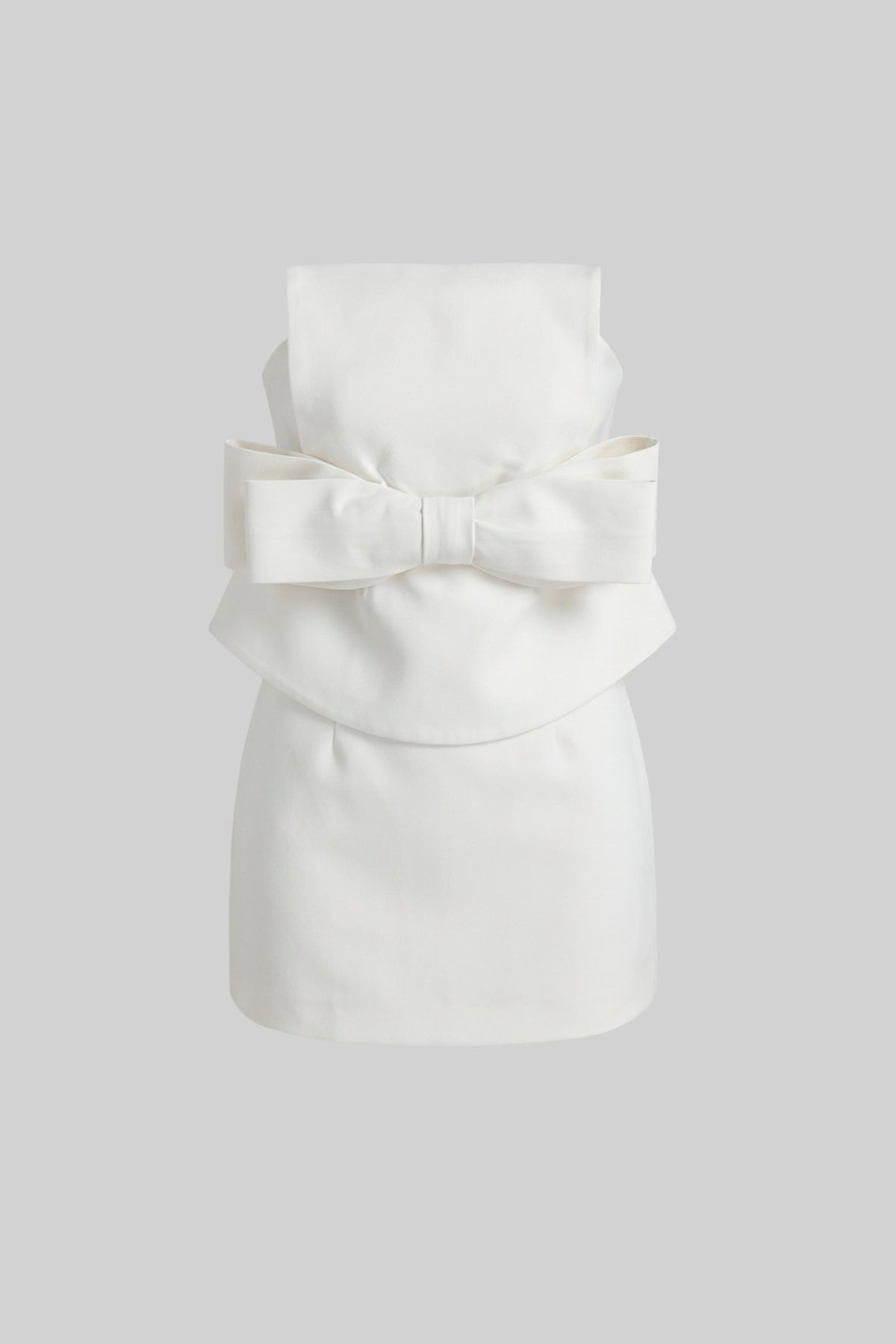 Strapless Mini Dress - White - View 2