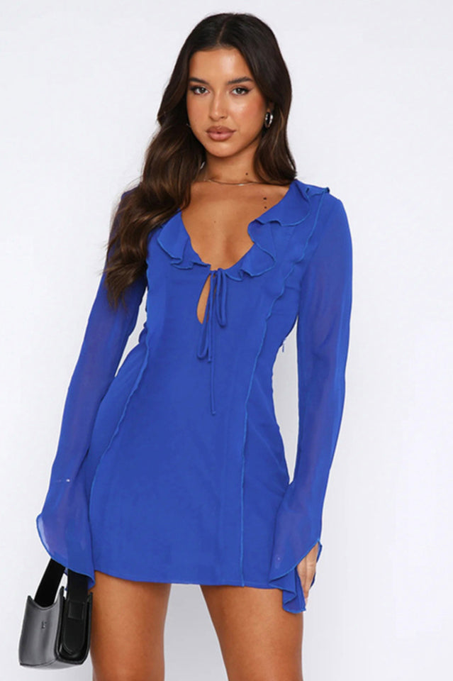 Surround Sound Mesh Mini Dress - View 3