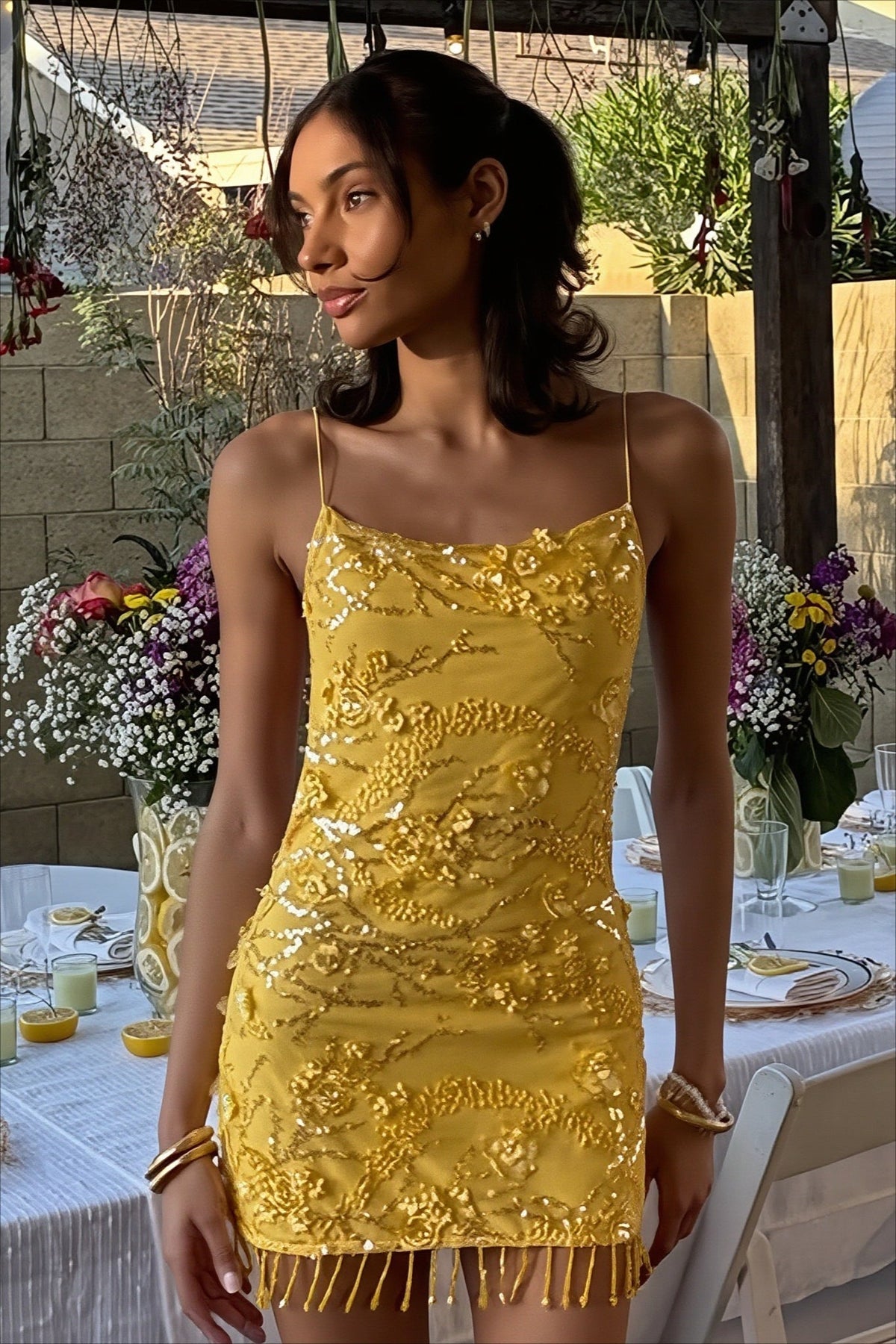 Sequin Mini Dress