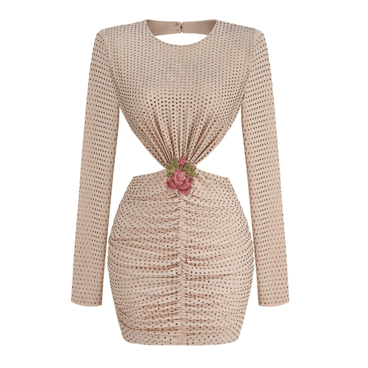 Dress Of The Day Backless Diamond Mini Dress - View 7