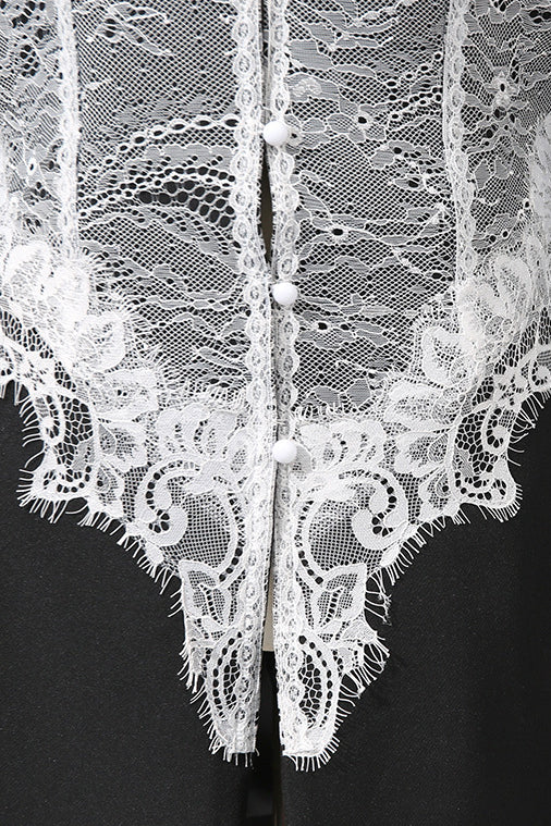 Elegant Lace Corset Coat