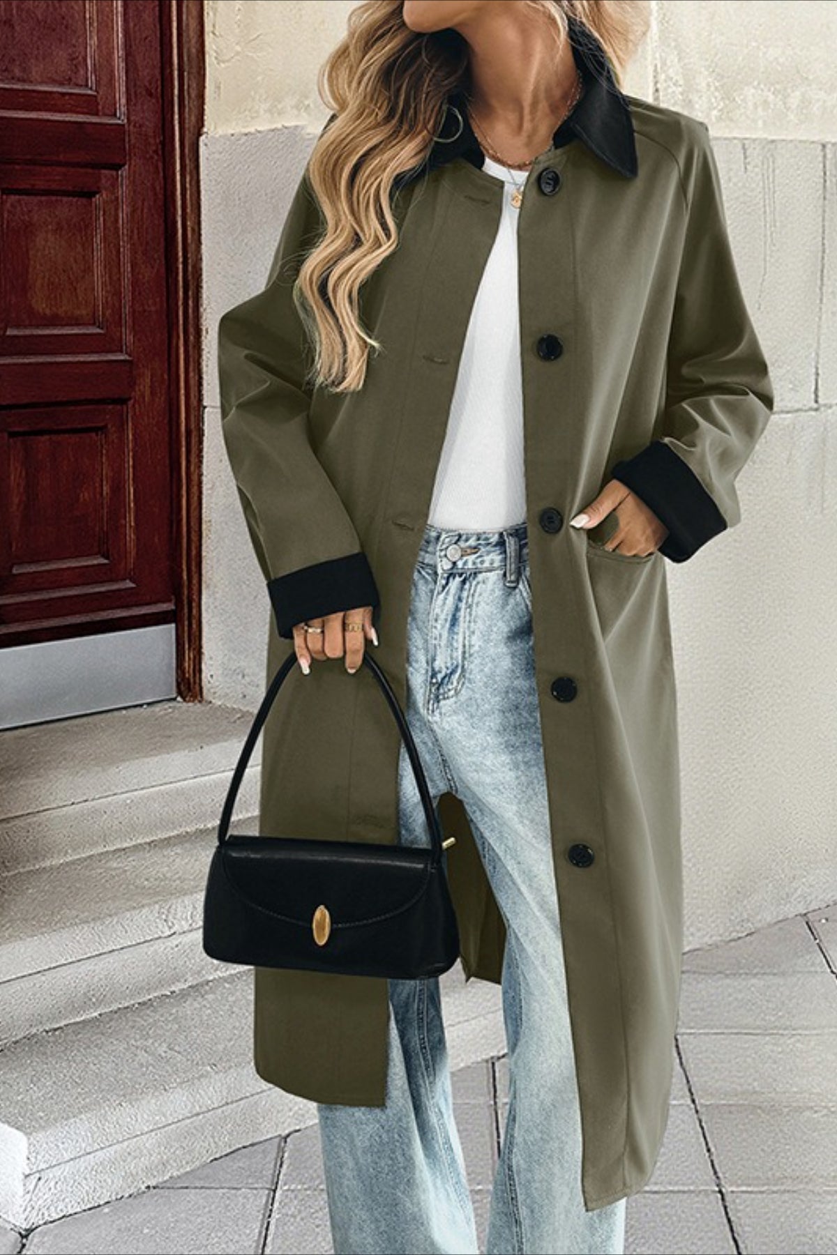 Long Line Commuter Style Overcoat
