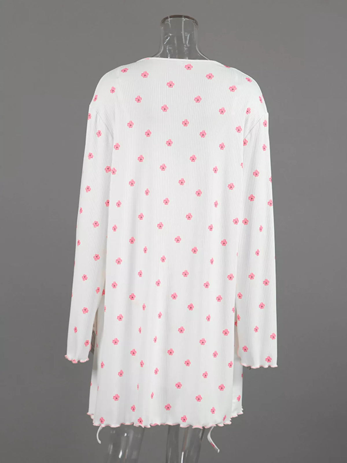 Floral Print Cami Dress and Cardigan Lounge Set