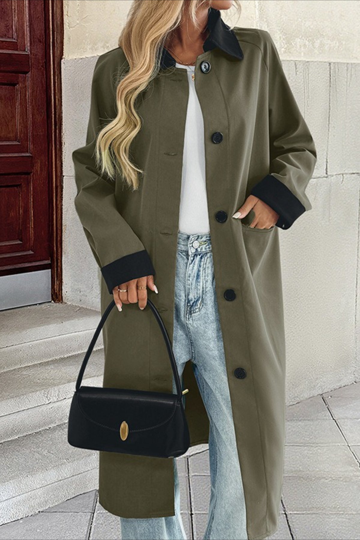 Long Line Commuter Style Overcoat