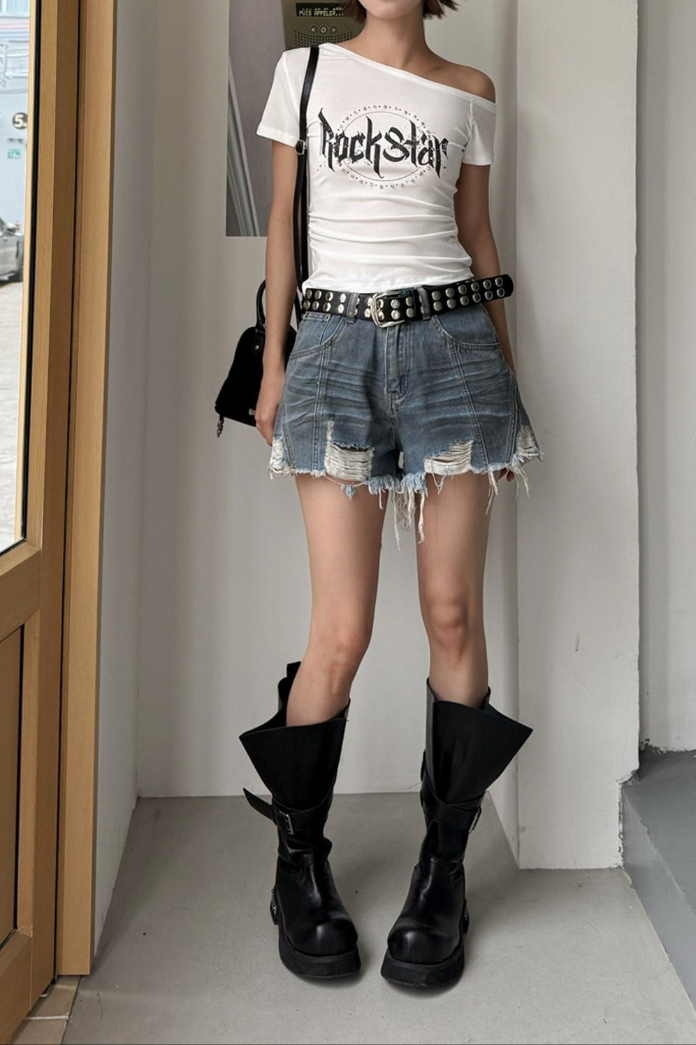 Distressed Denim Jeans