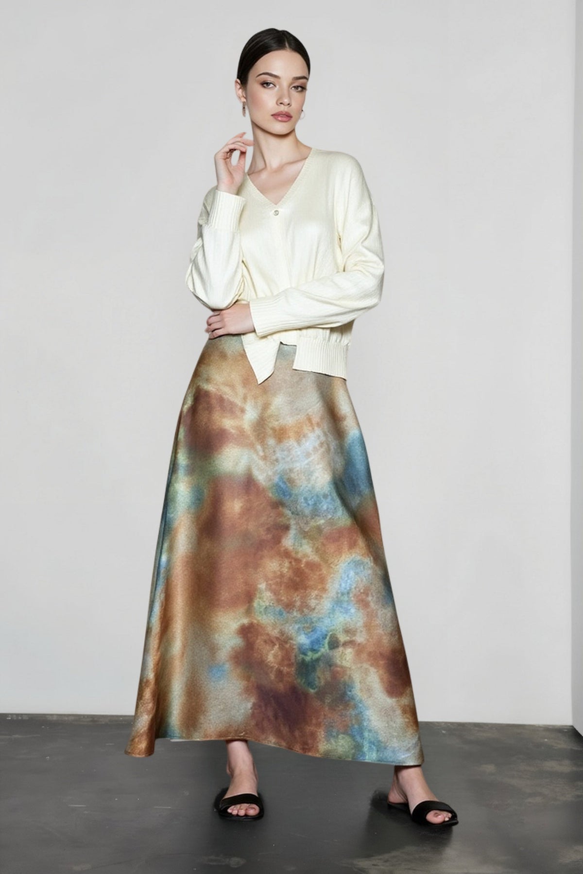 Tie Dye Gradient Vacation Skirt