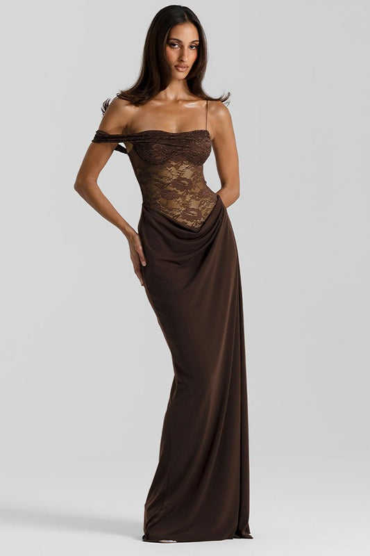 Lace Cami Slim Fit Formal Dress