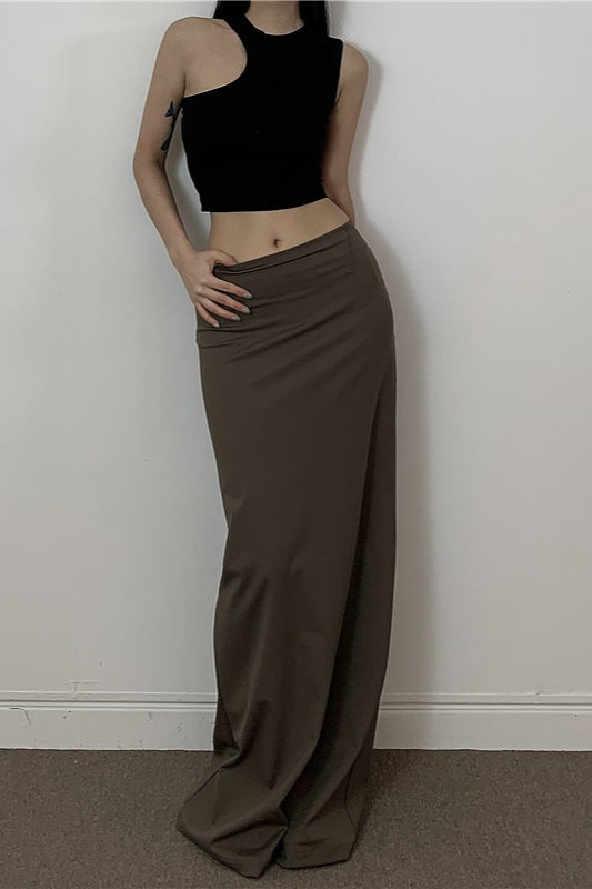 American Retro Draped Skirt