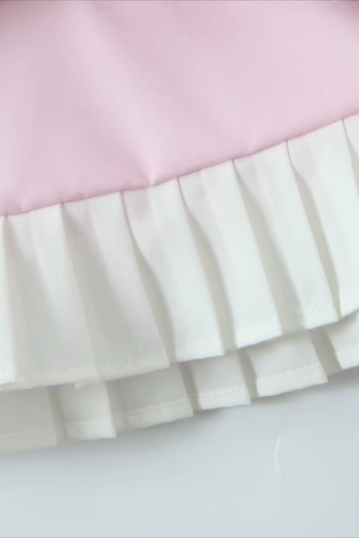 Bow Strap Square Neck Pleated Fit and Flare Mini Dress - View 3