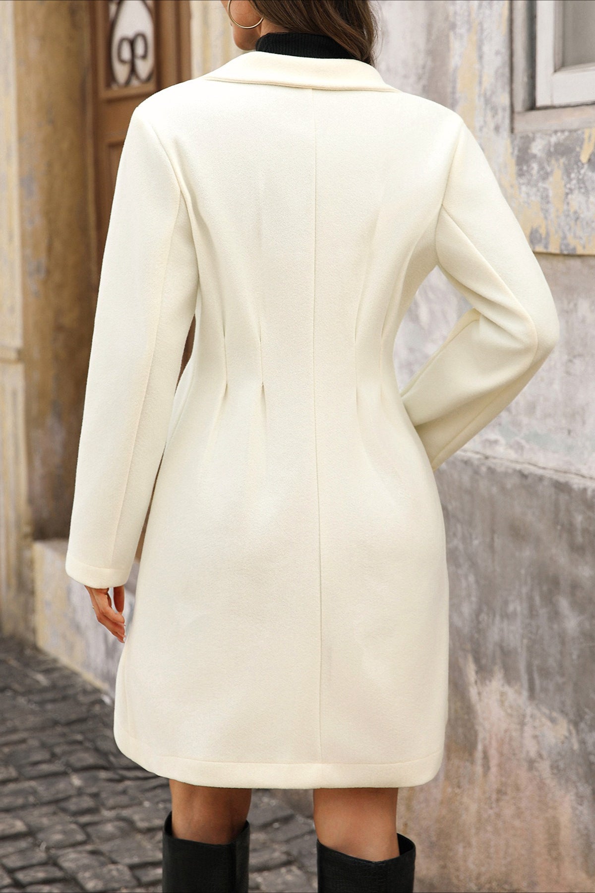 Double Breasted Wool Overcoat