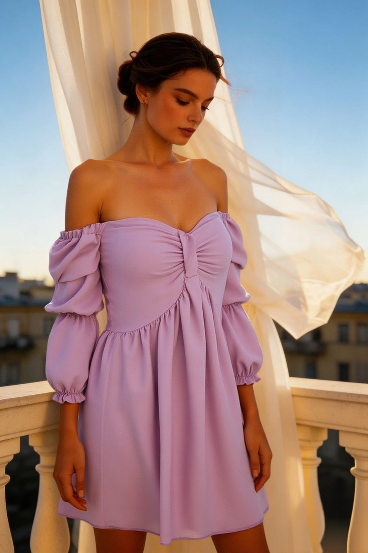 Off-the-Shoulder Mini Dress