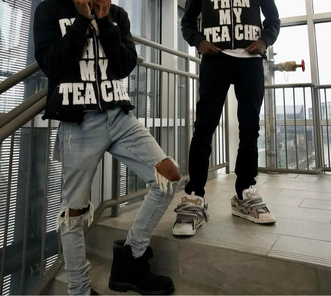 Black Retro Demon Slayer Hoodie
