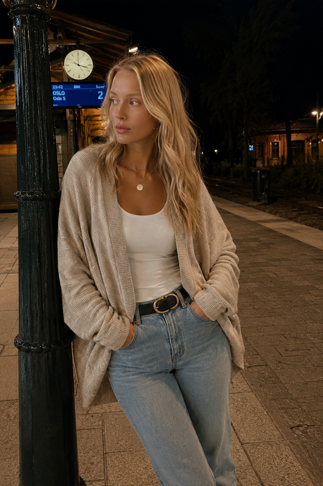 Mid Length Cardigan