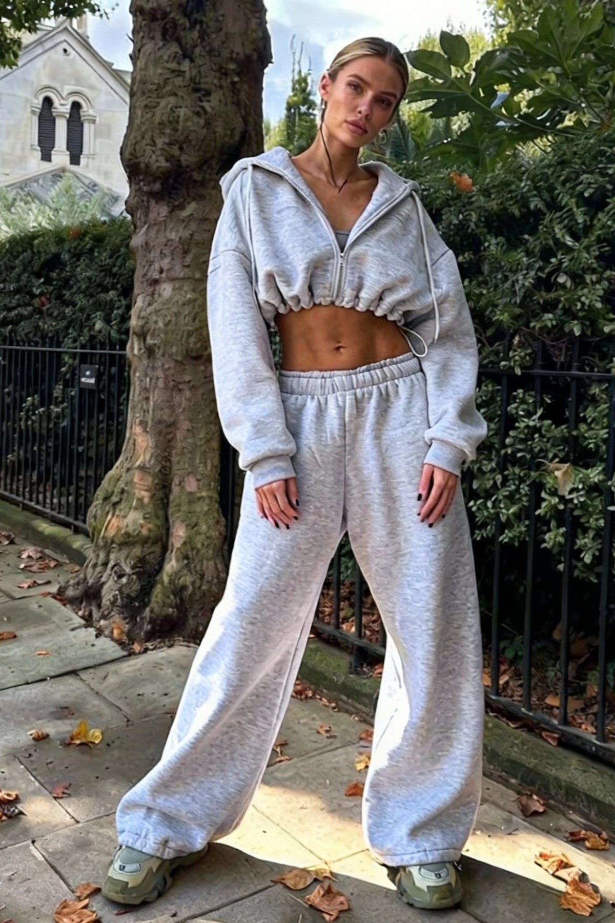 Two-piece Loose Sweater Suit