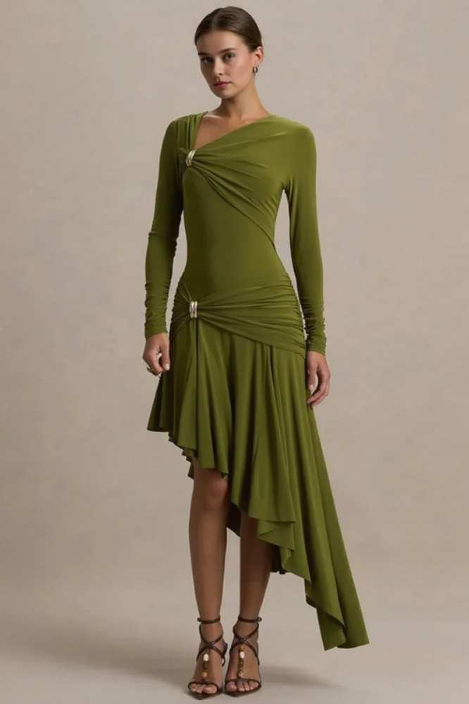 Ruched Bodycon Dress