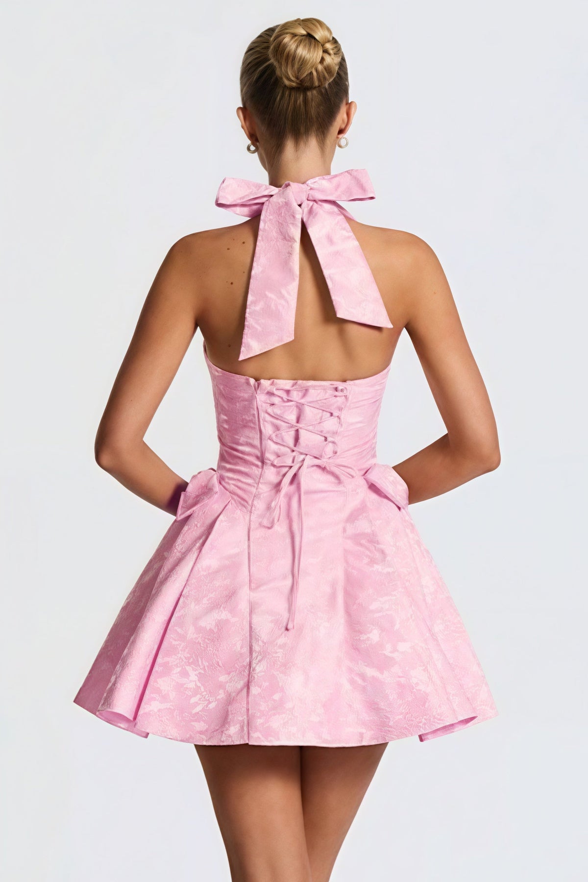 Halter Neck Midi Dress - View 3
