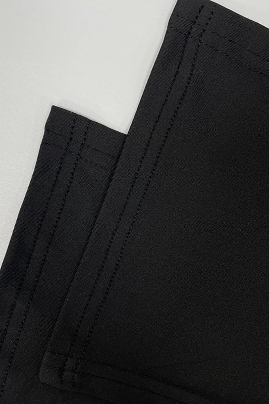 Mesh Panel Sash Maxi Dress - View 16