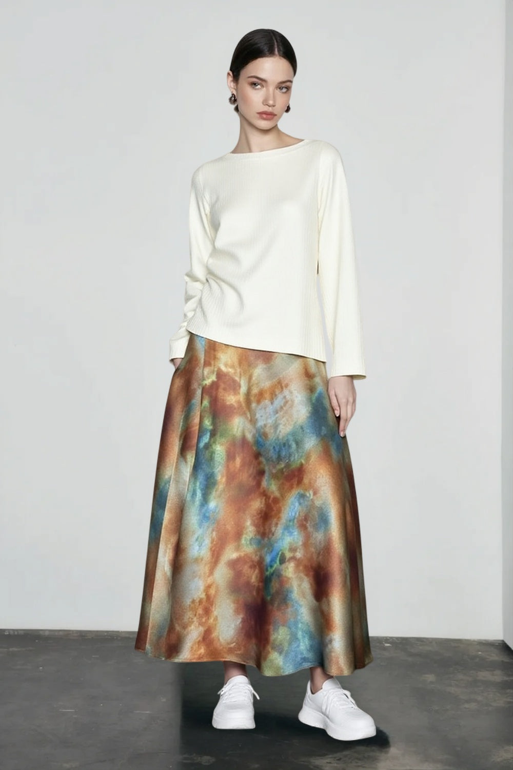 Tie Dye Gradient Vacation Skirt