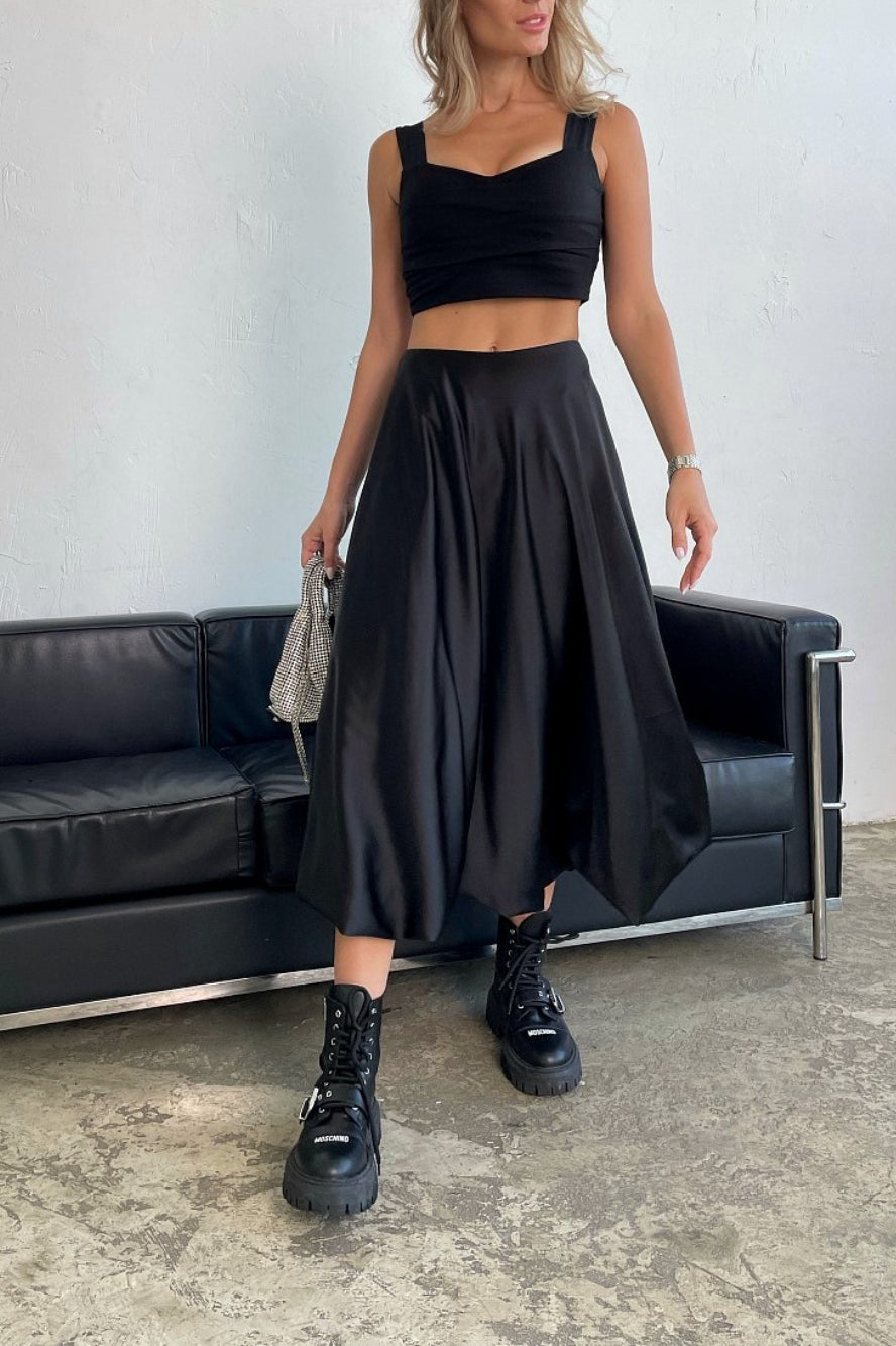 Puff Hem Cocktail Skirt