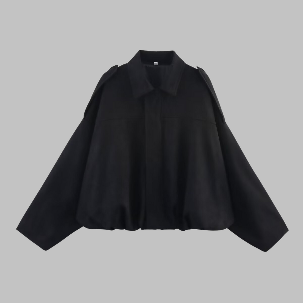 Drop Shoulder Button Front Suede Look Shirt Jacket 3