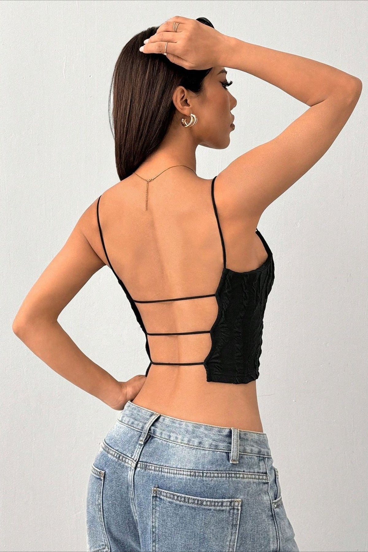 Backless Crop Top