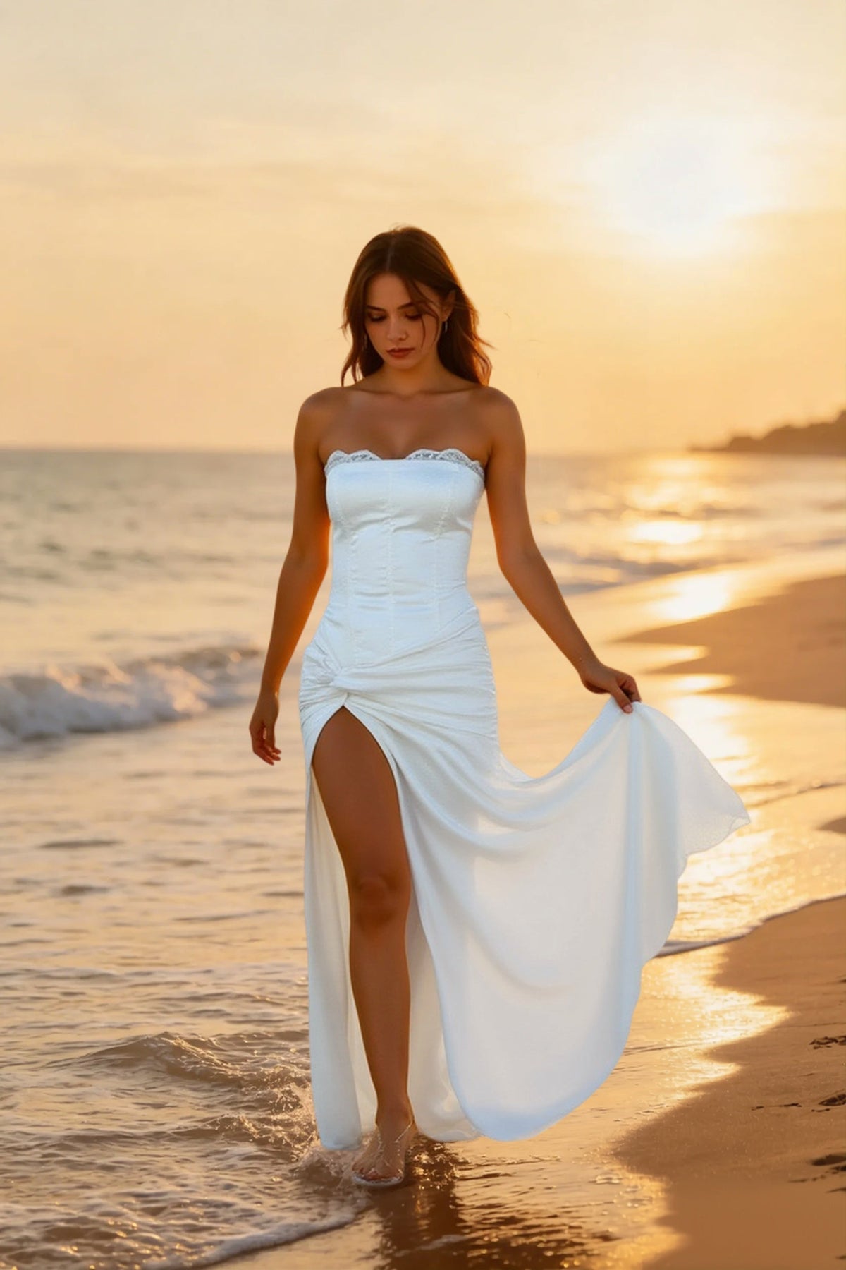 Satin Maxi Dress