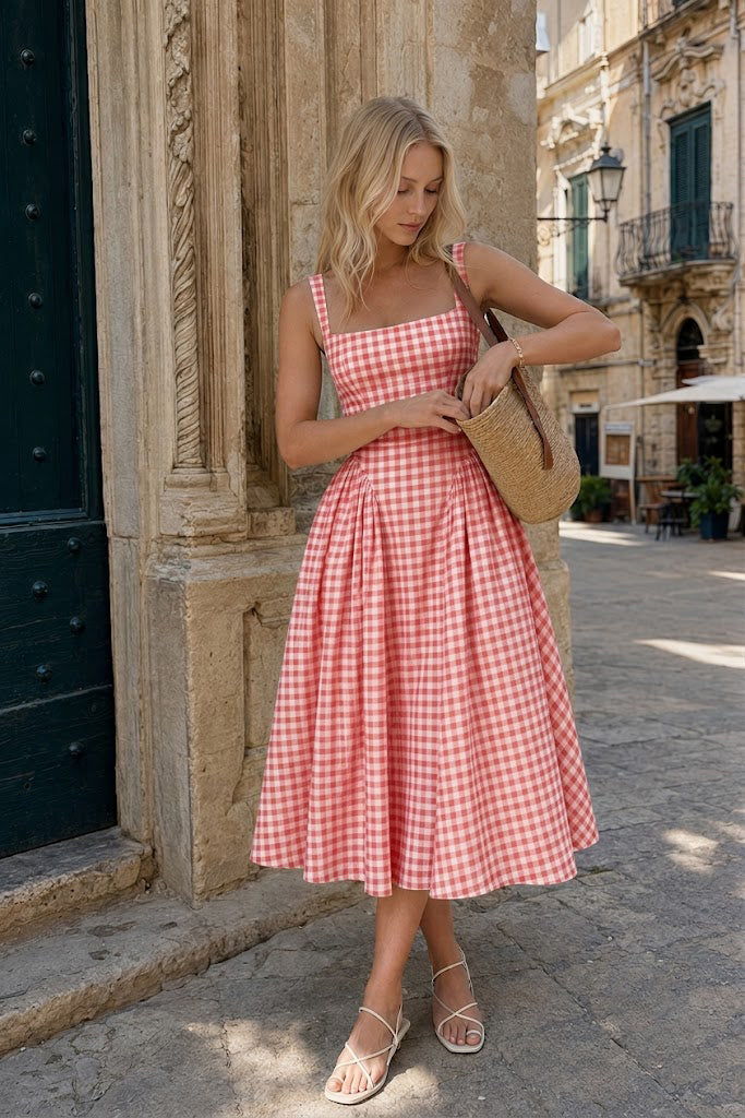 Backless Ruched Dress