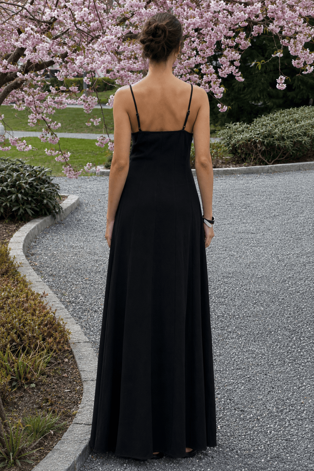 High-Waist Maxi Dress
