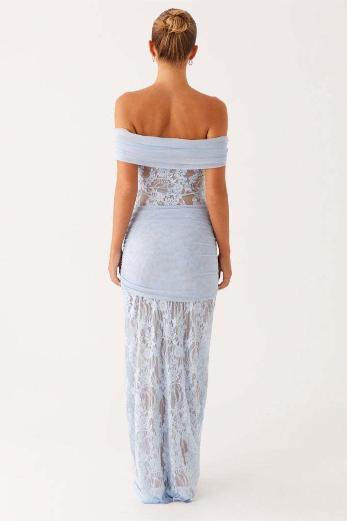 Lace Sheer Mesh Bodycon Dress