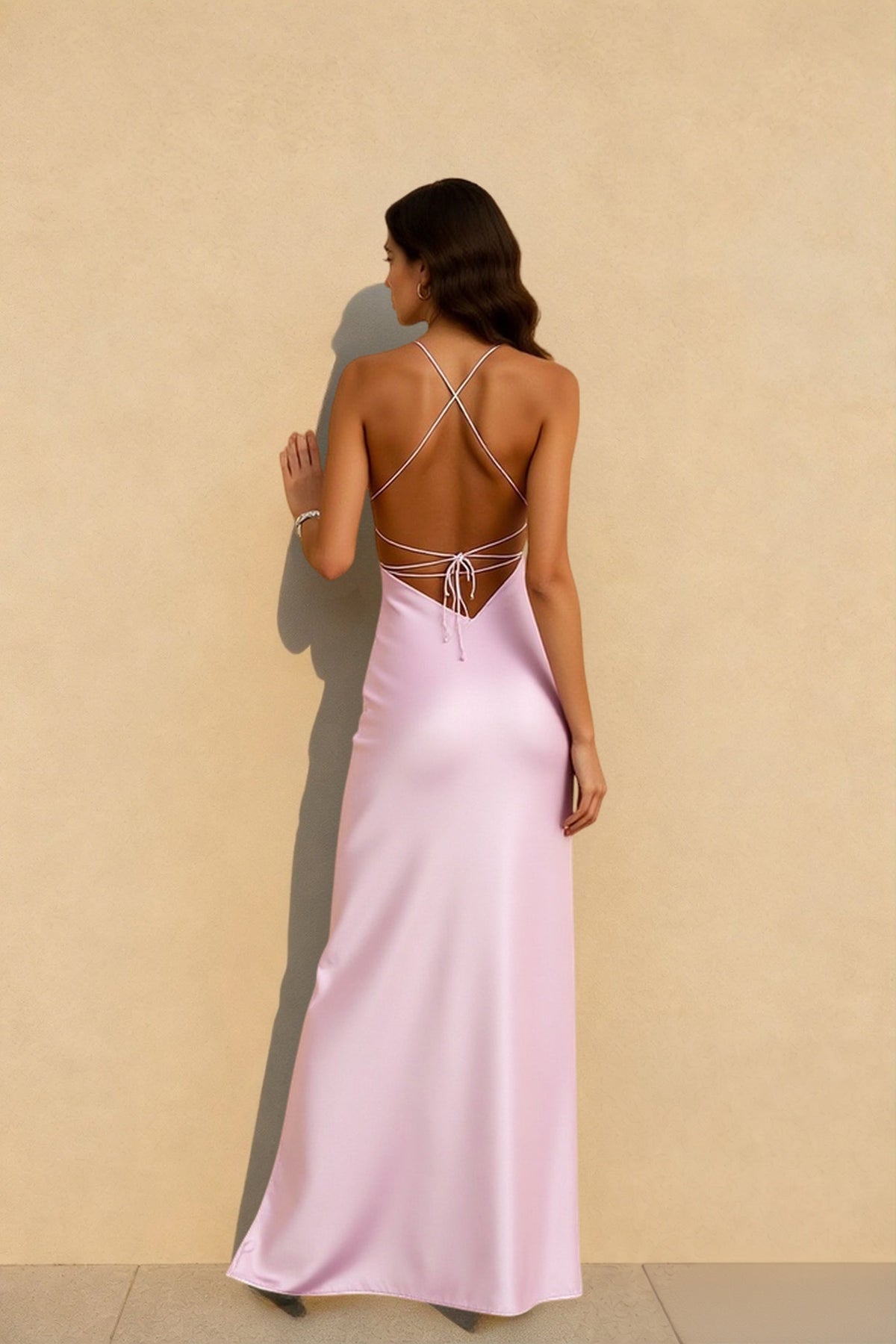 Backless Lace Dress
