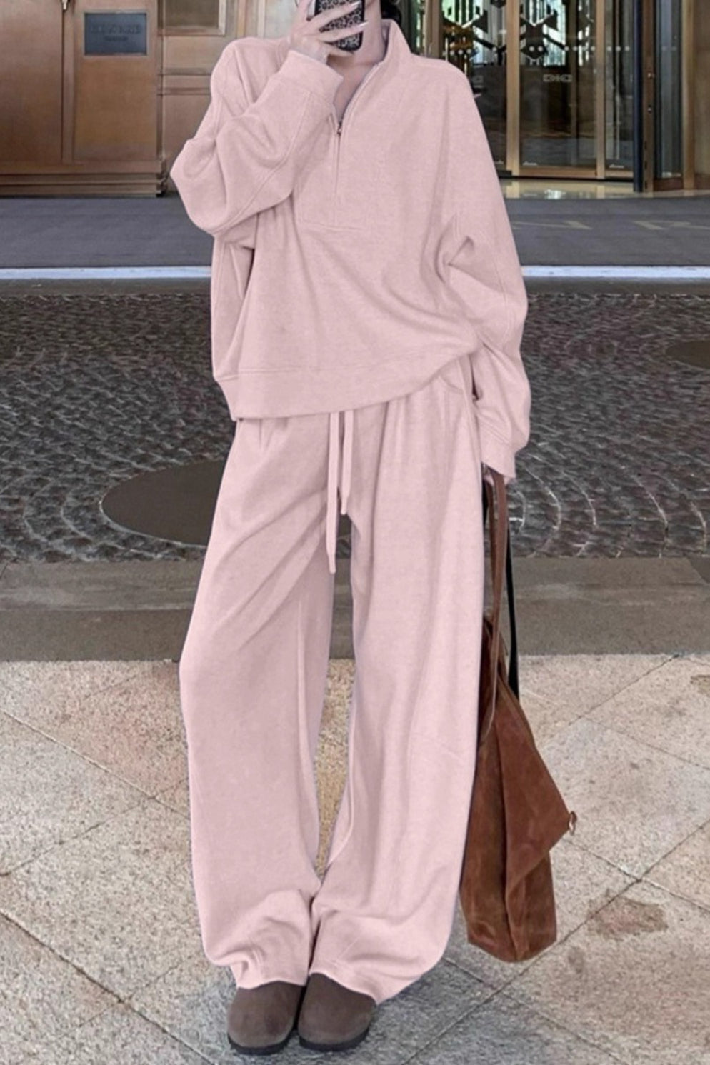Quiet Luxury Hoodie Joggers Activewear Set