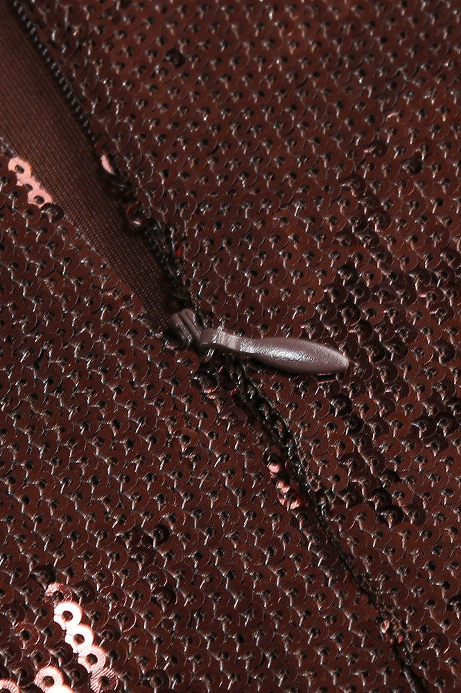 Sequin Strapless Bubble Hem Mini Dress - View 5