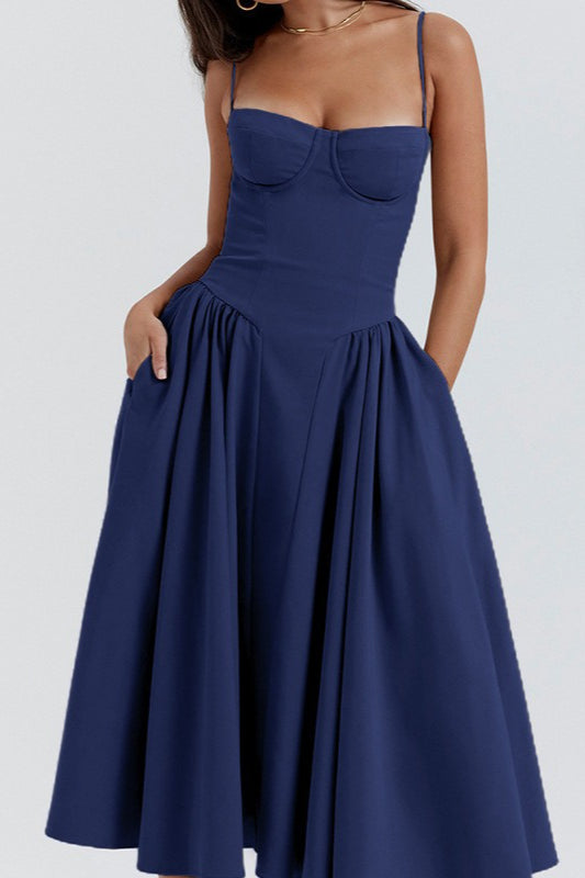 Chic Bustier Mini Red Formal Dress