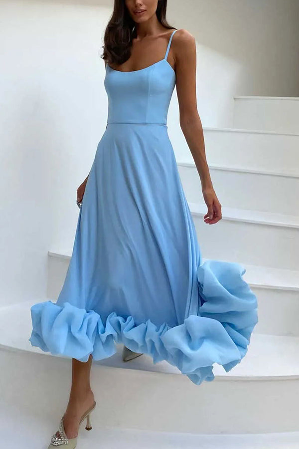 Chiffon Sweetheart Neckline Ruffled Mini Dress - View 13