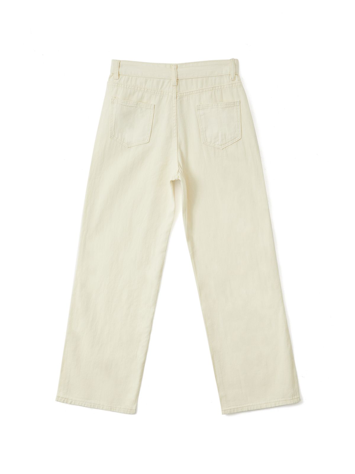 Wash Straight Leg Boyfriend Jeans