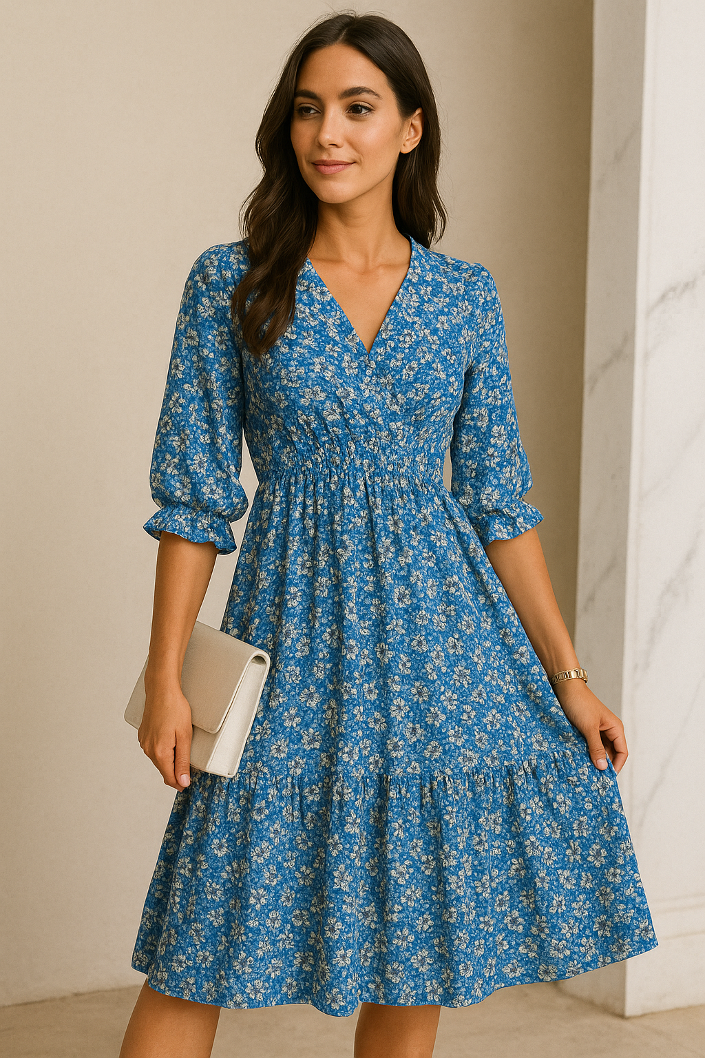 Floral Maxi Dress - View 2