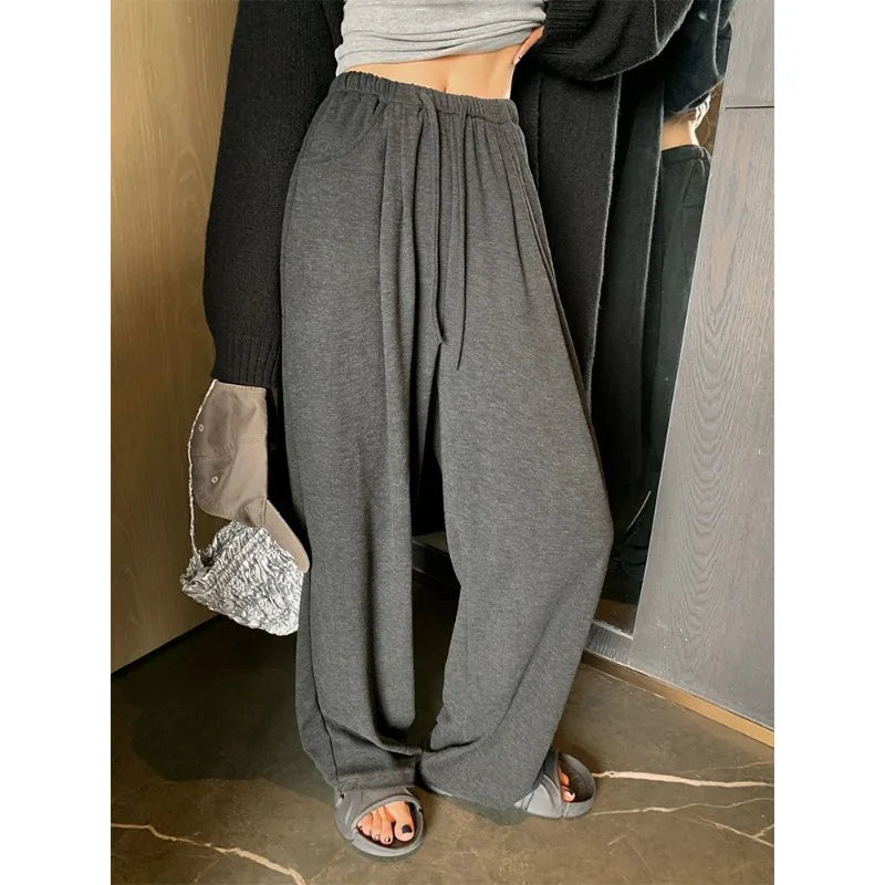 High Waist Elastic Wide Leg Palazzo Pants 2
