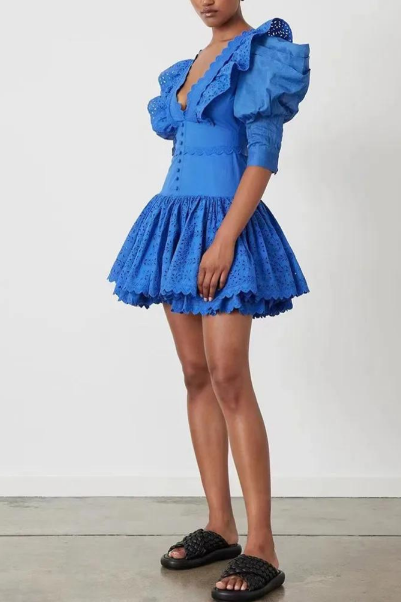 Rosalía Backless Mini Dress - View 3