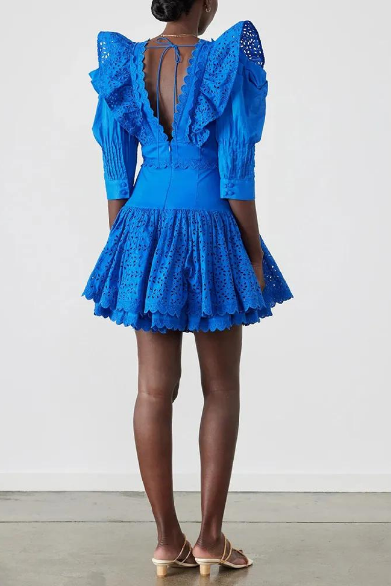 Rosalía Backless Mini Dress - View 6