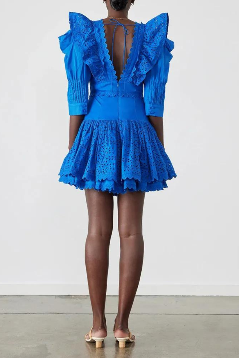 Rosalía Backless Mini Dress - View 7