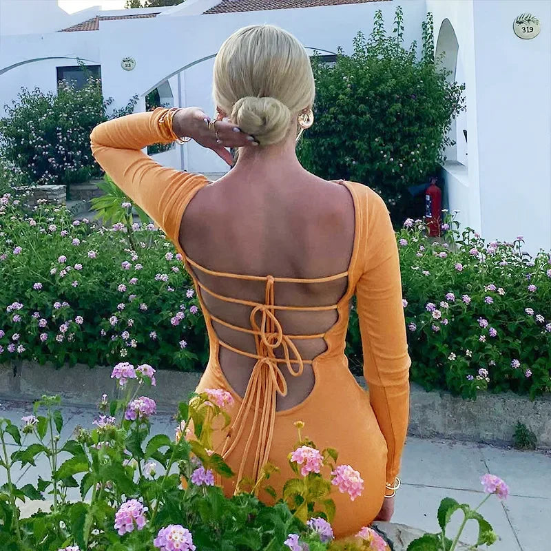 Backless Maxi Dress
