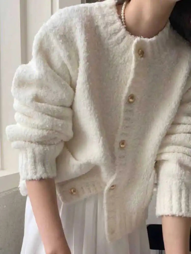 Milk White Cardigan