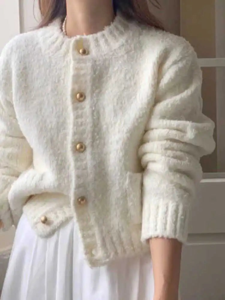 Milk White Cardigan