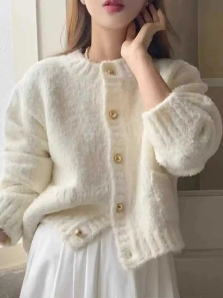Milk White Cardigan