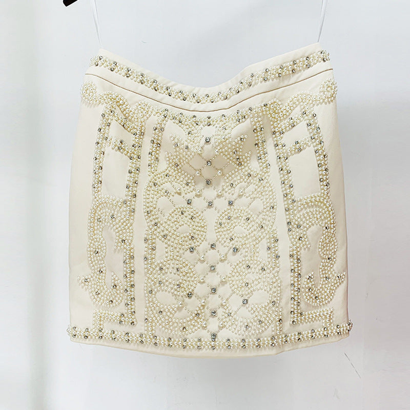 Halter Neck Beaded Embellished Bodycon Mini Party Dress - View 4