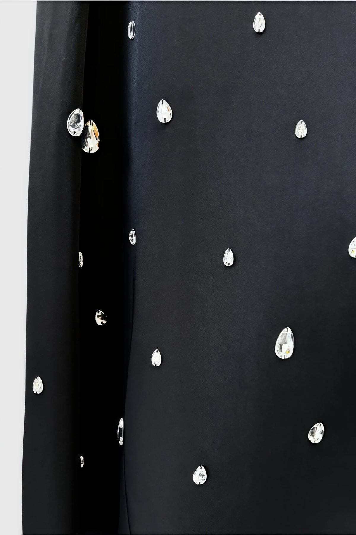 Rhinestone Cascade Embellished Scoop Neck Sleeveless Maxi Gown - View 7