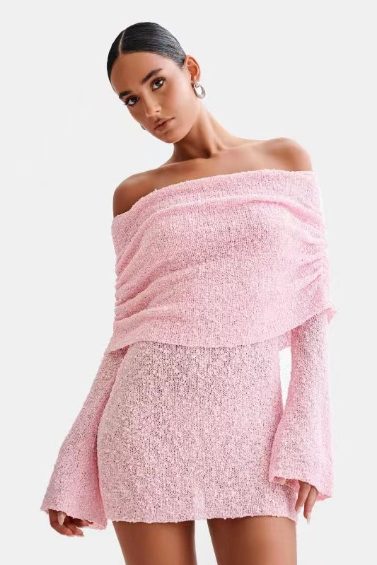 Sheer Mesh Mini Dress