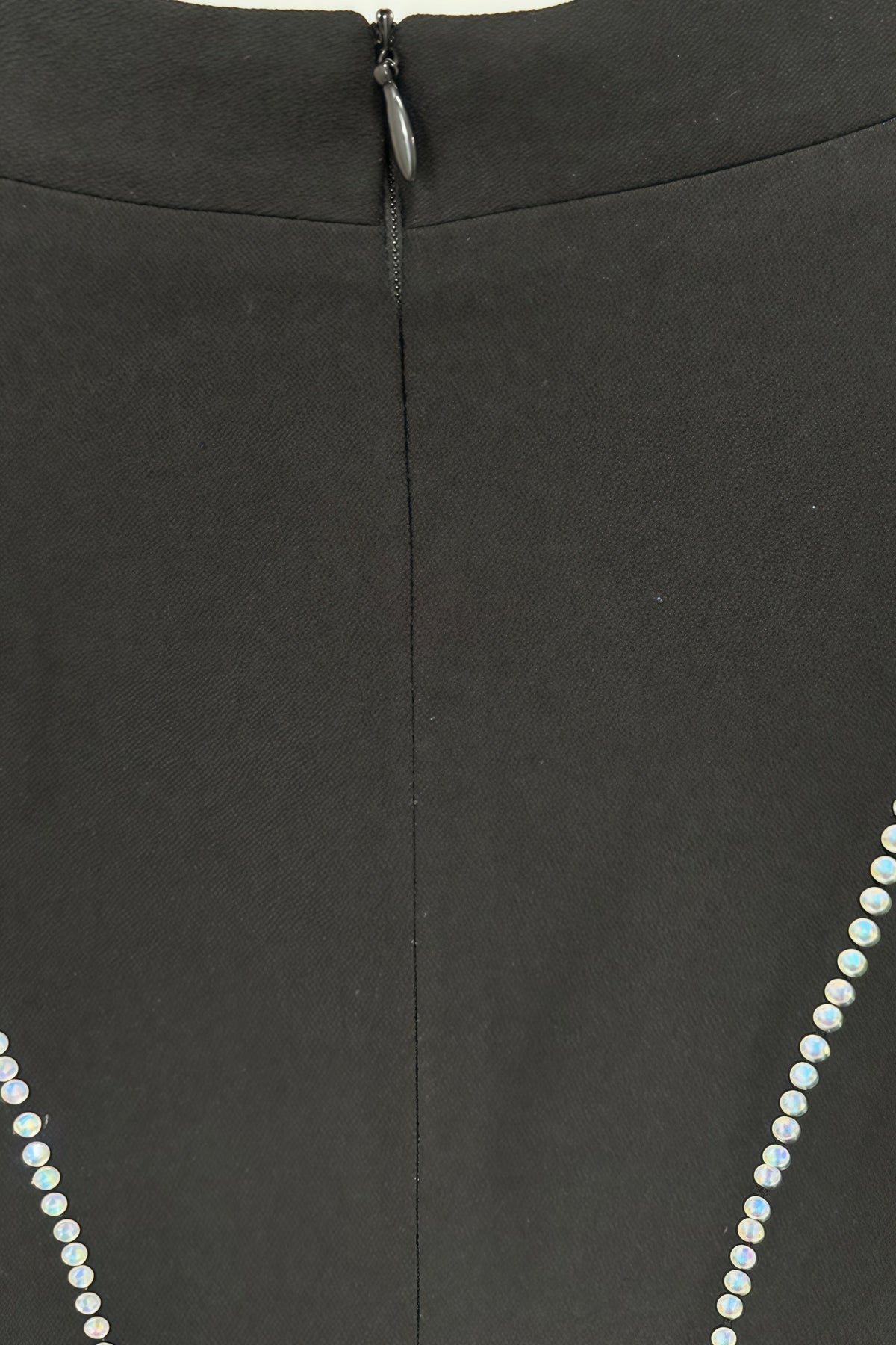 Luxrtp Black Rhinestone Maxi Dress - View 5